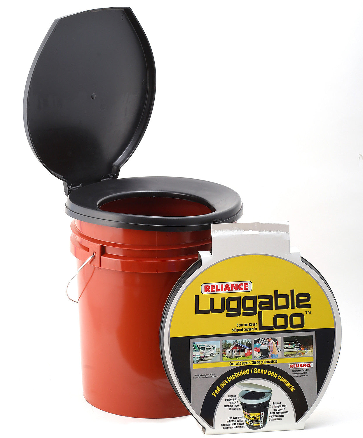 Toilet, Luggable Loo (Bucket, Seat, Lid)
